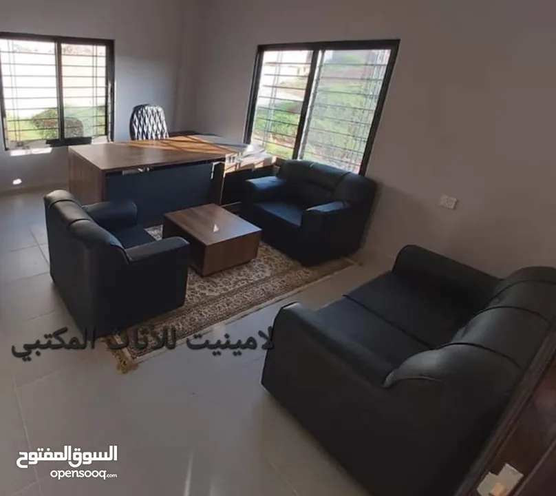 طقم كنب 4 مقاعد جلد مكفول موديل الدب الأصلي احذروا التقليد توصيل مجاني لعمان والزرقاء