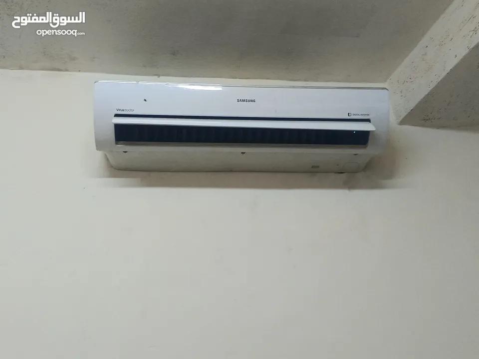 مكيف سامسونج قصة المثلث فل انفيرتر شغل وكاله مش مصلح ولا مره راكب قبل سنتين من الشركه