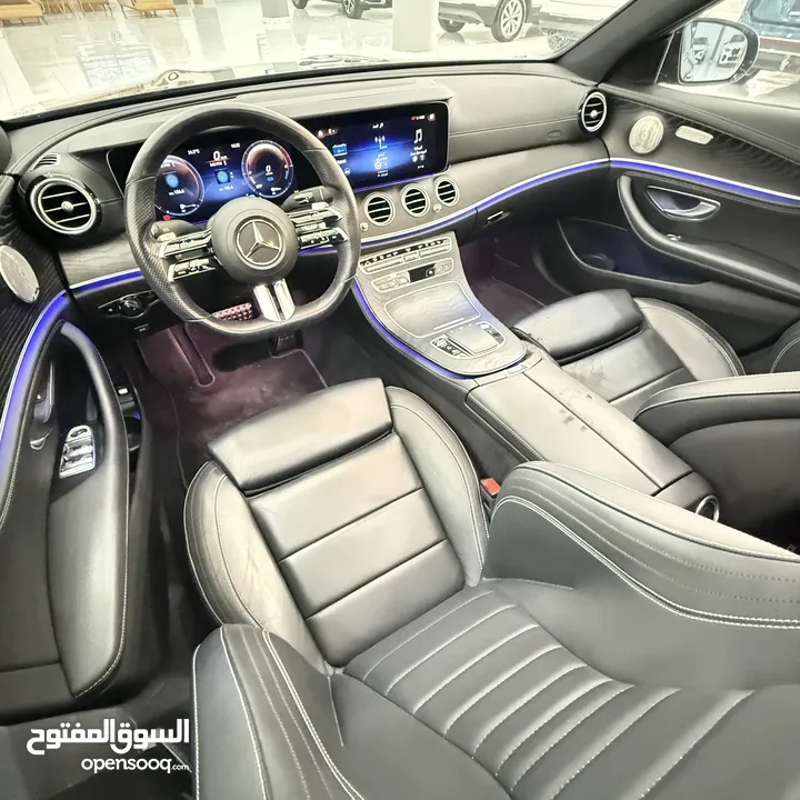 مرسيدس بينز E300e AMG 2 وارد الماني نخب اول فل اضافات فحص شركة سعر مميز