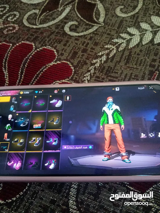حساب فري فاير من 2018 ولكن ما مشحون فيه lvl56