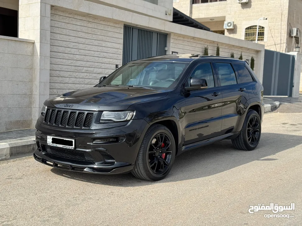 جيب جراند شيروكي SRT8 اصلي 6400 سي سي موديل 2015 فحص كامل فل اضافات أقل سعر
