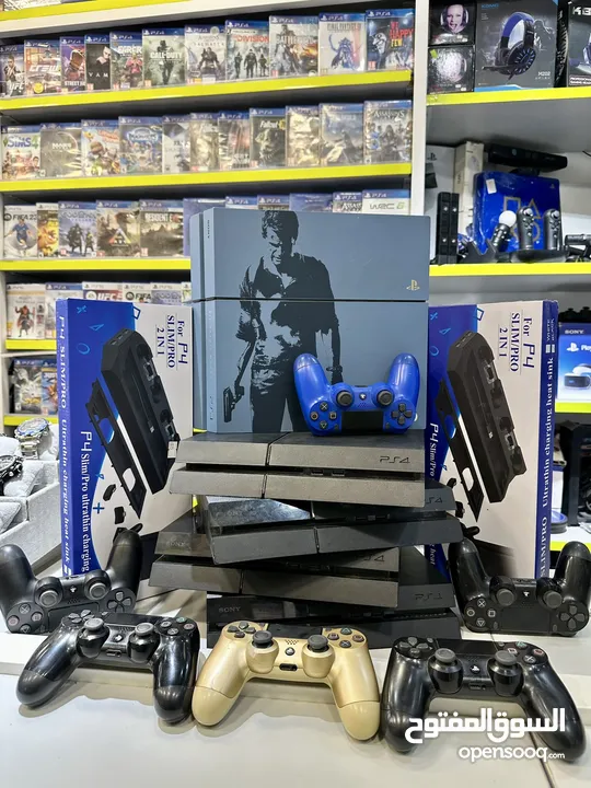 بلايستيشن 4 معدل مع كفاله PS4 بافضل الاسعار