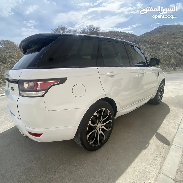 Range Rover Sport Supercharged V8 White -  رينج روفر سبورت 8 سيلندر أبيض