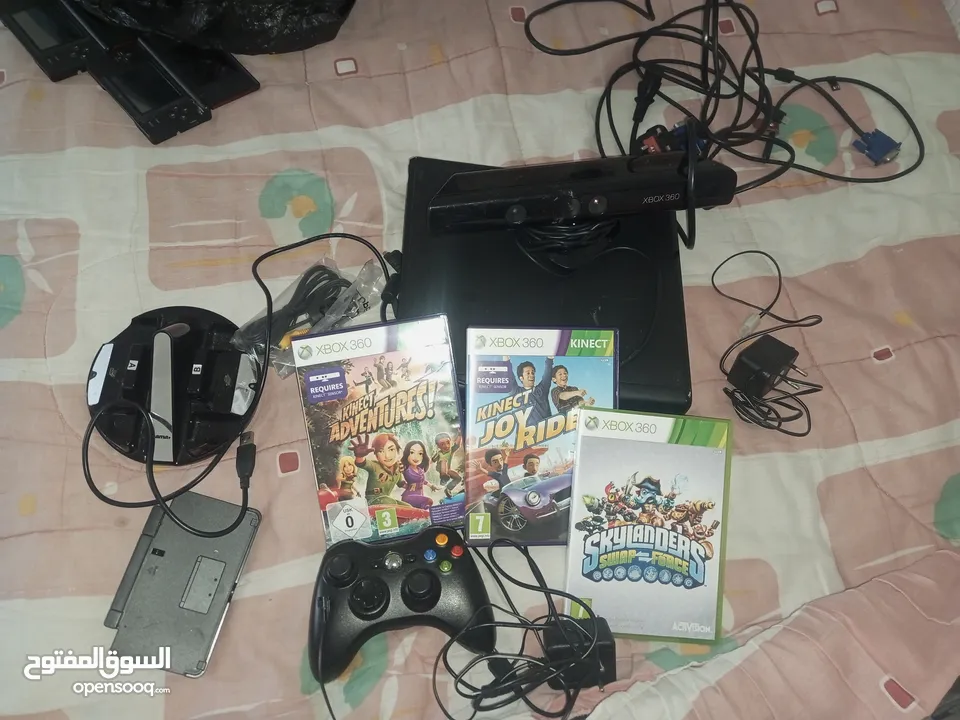 Xbox 360 +2 playstation 2+ 2 Nintendo DS lite+2 DS lite+Wii console