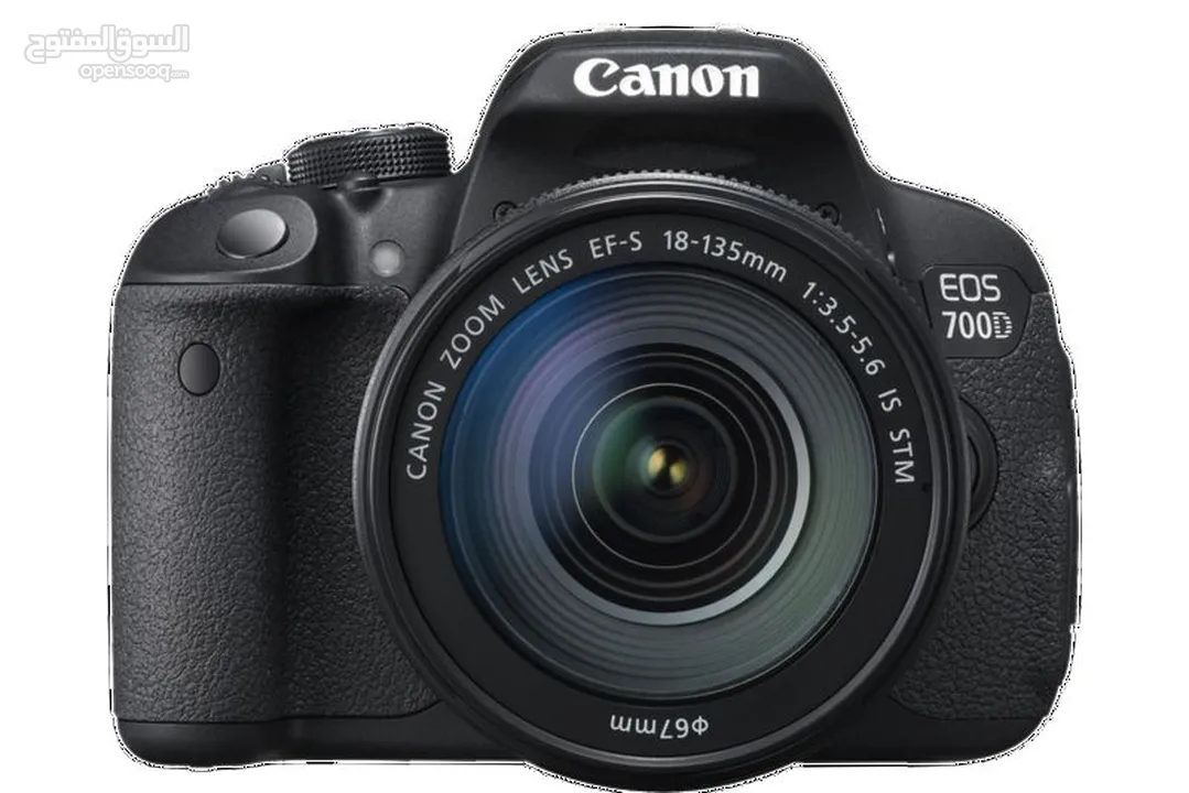 canon 700D جديدة لم تستخدم مع كامل أغراضها