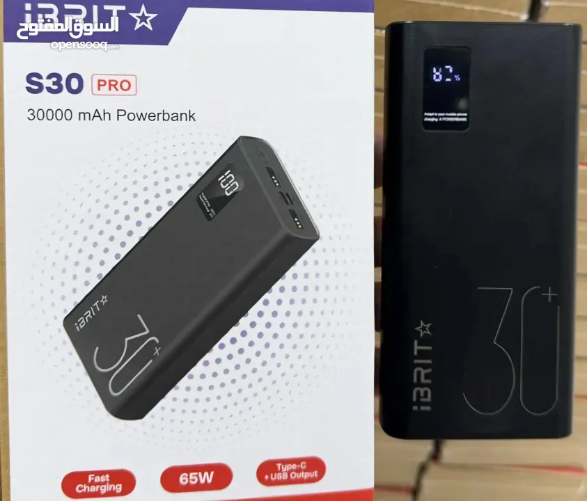 Fast charging powerbank 30000mAh