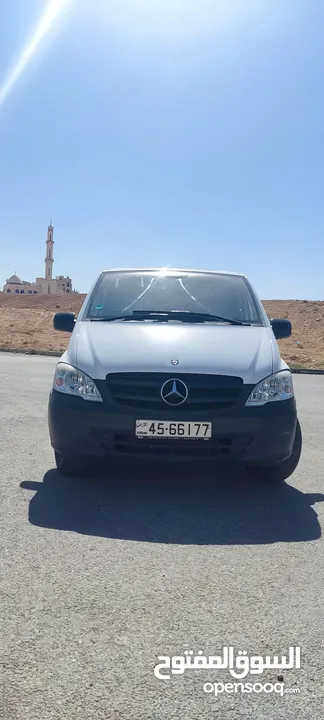باص مرسيدس للبيع 4 جيد لون ابيض