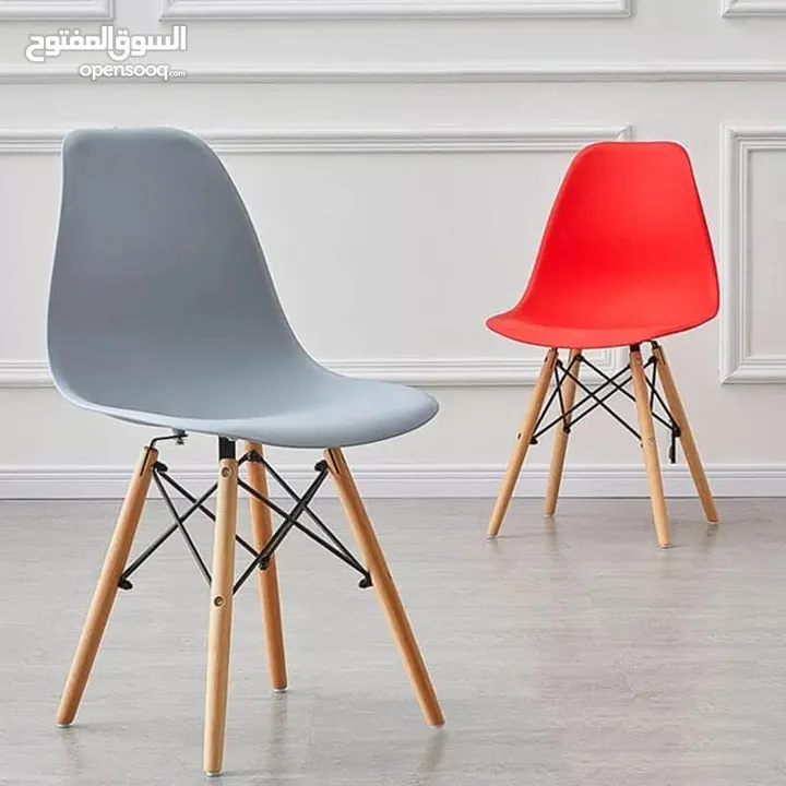 كرسي مطبخ أرجل زان بتصميم الظهر المريح بأقوى سعر في المملكة الأردنية كرسي أنيق وفخم للمطبخ بمواصفات
