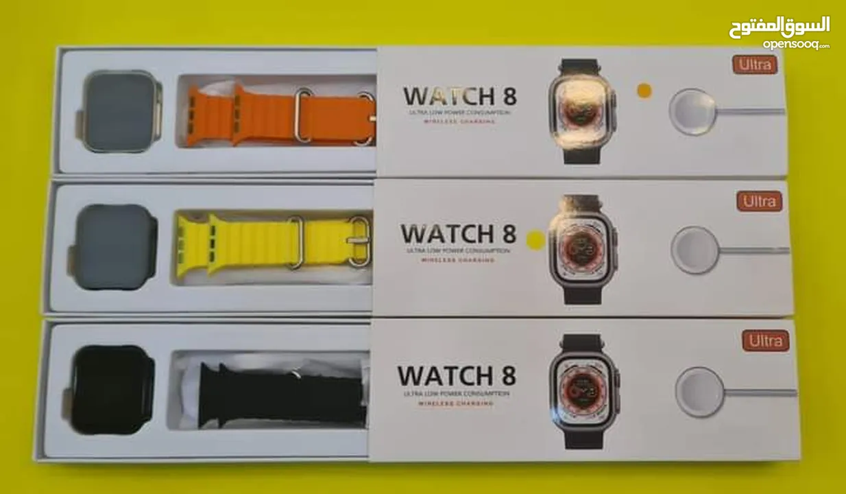 ساعة ذكية في العالم الآن بين يديك ULTRA Smartwatch شاشة HD 2 انش
