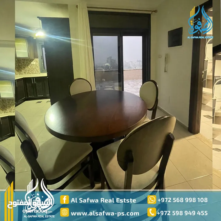 استديو مميز مفروش للايجار - الماصيون قرب فندق السيزر مع ترس واسع