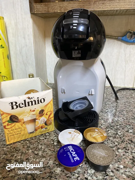 محضرة قهوة للبيع نوع nescafe dolce gusto واحصل معها على كبسولات مجانا