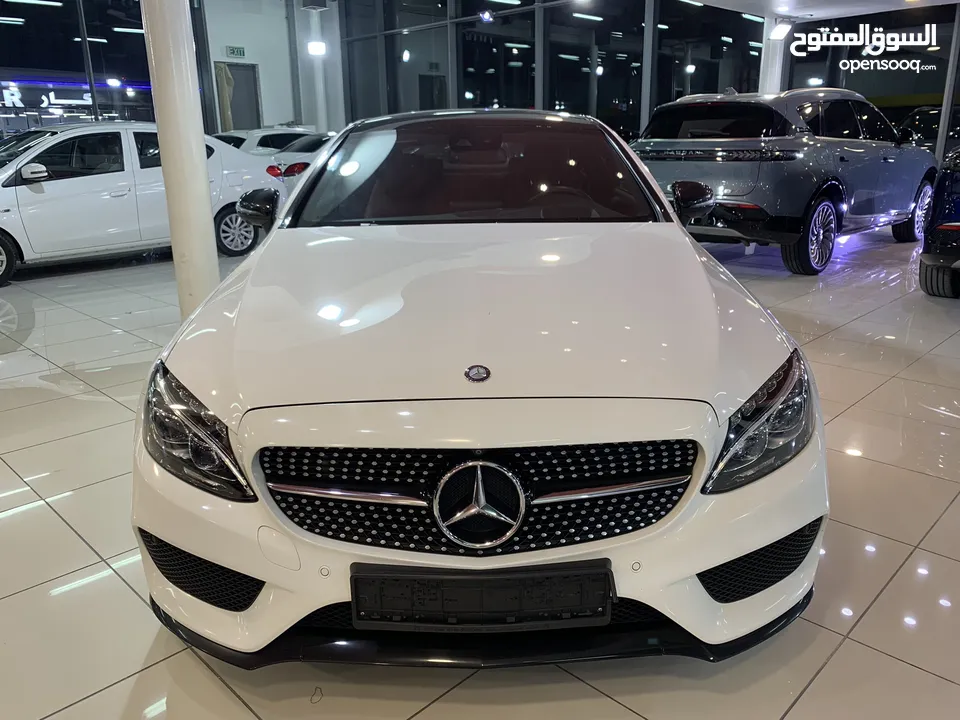 مرسيدس C300 Coupe  موديل 2017 خليجي فل اوبشن بحاله ممتازه