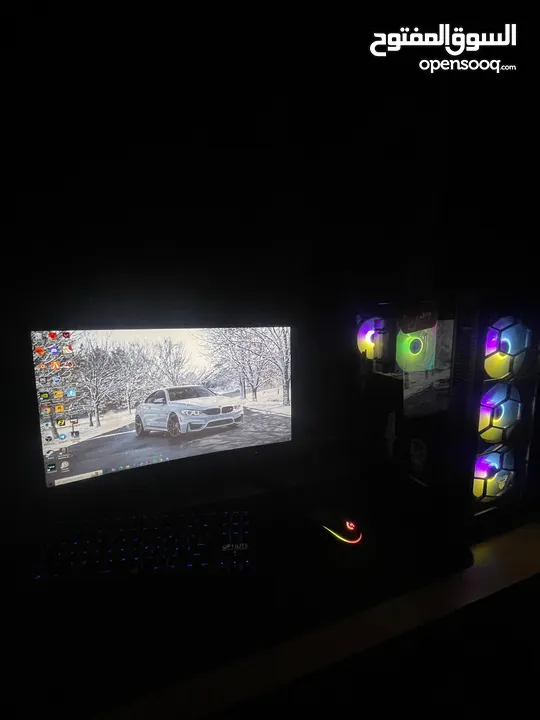 كمبيوتر العاب gaming computer قوي وبحالة الوكالة ممتاز جدا