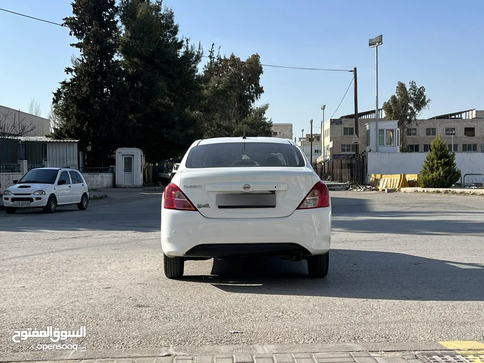 نيسان صني 2018  ممشى 100 الف  فحص كامل 7 جيد  وارد الشركة    Nissan sunny 2018  100000km  7-jayyed