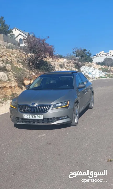 سكودا سوبيرب 4 /4 280 حصان فل فل بانوراما اصتطفاف ذاتي ايد اولا تامين وترخيص شامل لسنه