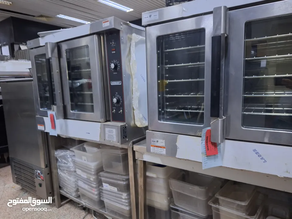 بيع معدات مطاعم وكفيهات ومخابز ومطابخ مركزيه  معدات مستعمله شبه جديد نظيفه ومظمونه