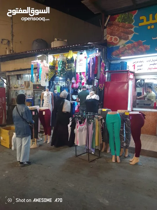 محل  ملابس وداخلي وعرايسي للبيع  في وسط البلد 5الاف فقط