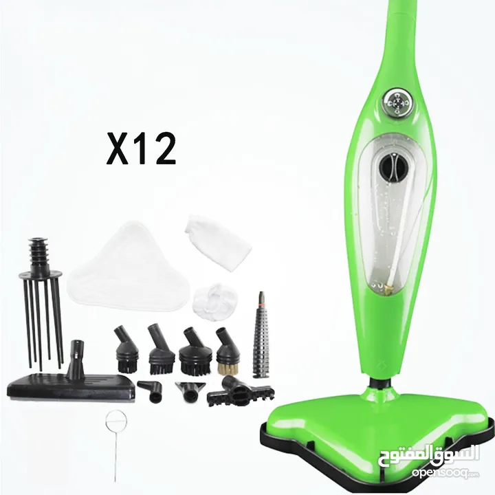 جهاز البخار  ممسحه بخار  X12 جهاز تعقيم و تنظيف المنزل ممسحة تنظيف بالبخار X12