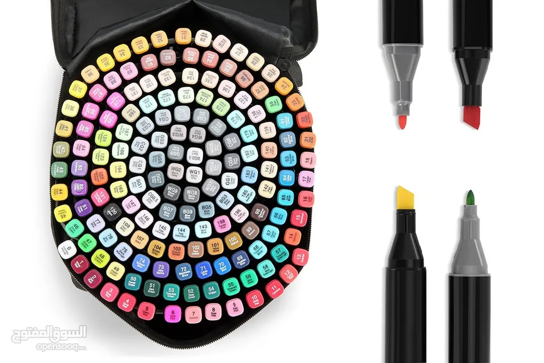 80-Piece Colour Marker Set (Black)