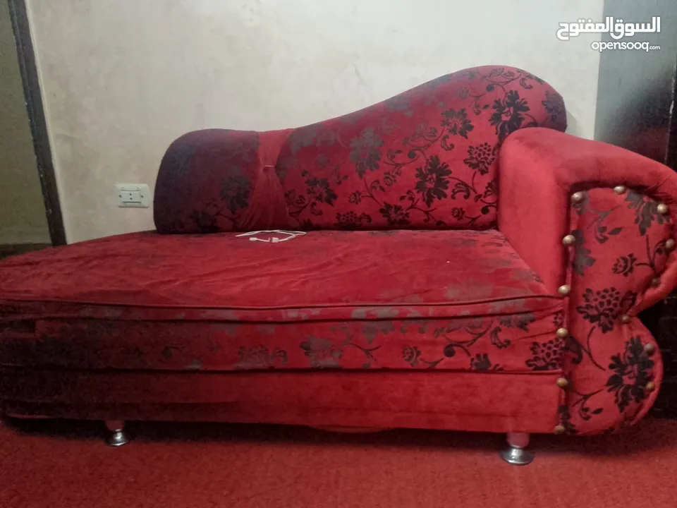 طقم كنب كورنر + طاولة سامبا + عرباية أطفال + بيرو تواليت
