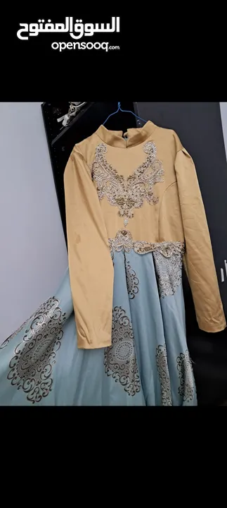 فستان ثقيل سهرة بحاله ممتازه
