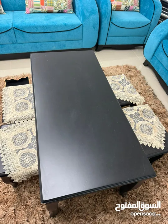 طقم كنب شبه جديد مستعملش