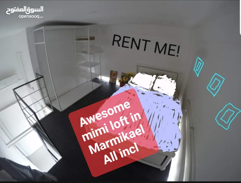 Awesome loft for rent in Marmikael achra