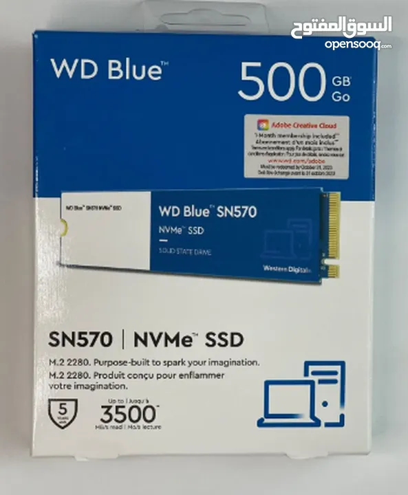 Western Digital SN570 NVMe SSD-500GB