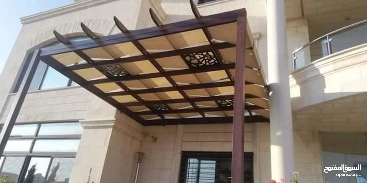 مظلات و اشرعة و برقولات