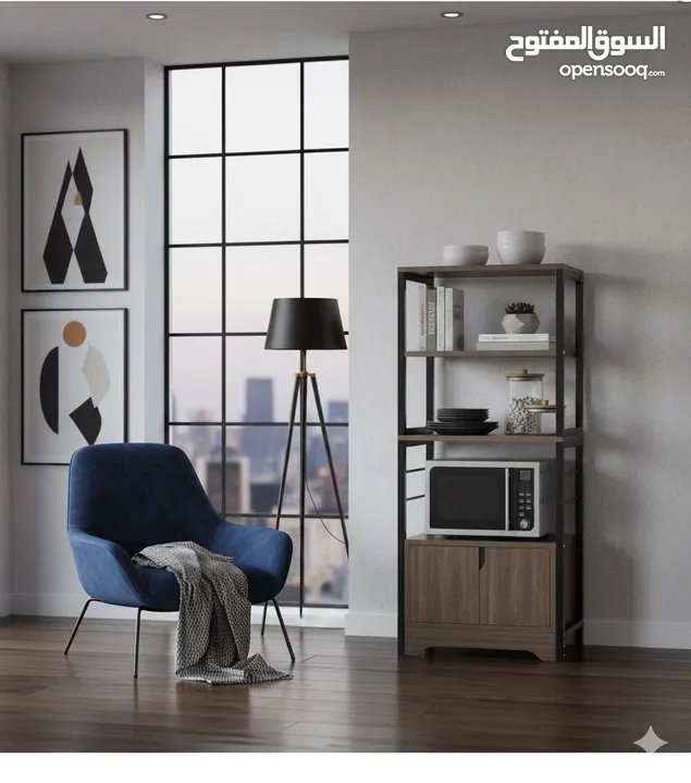 خزانة مطبخ عصرية متعددة الاستخدام