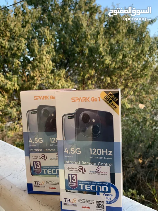 شبيه الايفون تكنو سبارك g1 128 جيجا الرام 4GB+4GB كفالة 13 شهر على الجهاز طبعا جديد مع مرفقاته