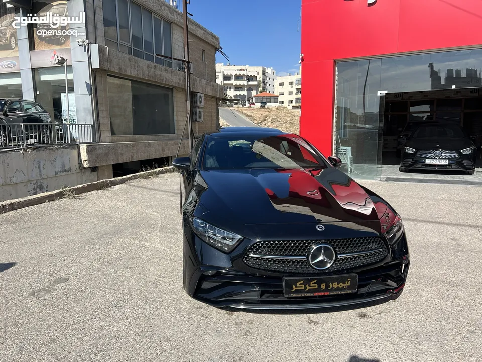مرسيدس CLS350 AMG كت فتحة ميموري اربع كاميرات كراسي مساج 2023 اسود وارد المانيا بحالة الزيرو