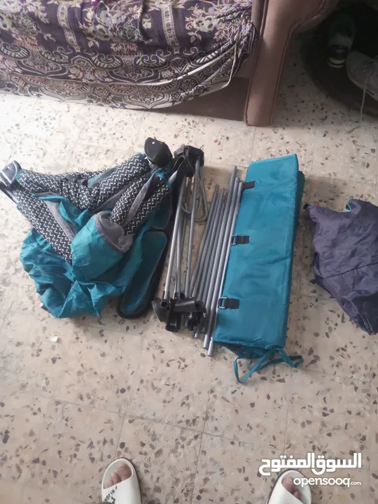 سرير اطفال متحرك داخلي وخرجي شغل رحل سفر جديد وكاله غير مستعمل