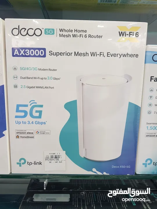 Tp-link deco 5g superior mesh up to 3.4 gbps Ax3000 wi-fi 6