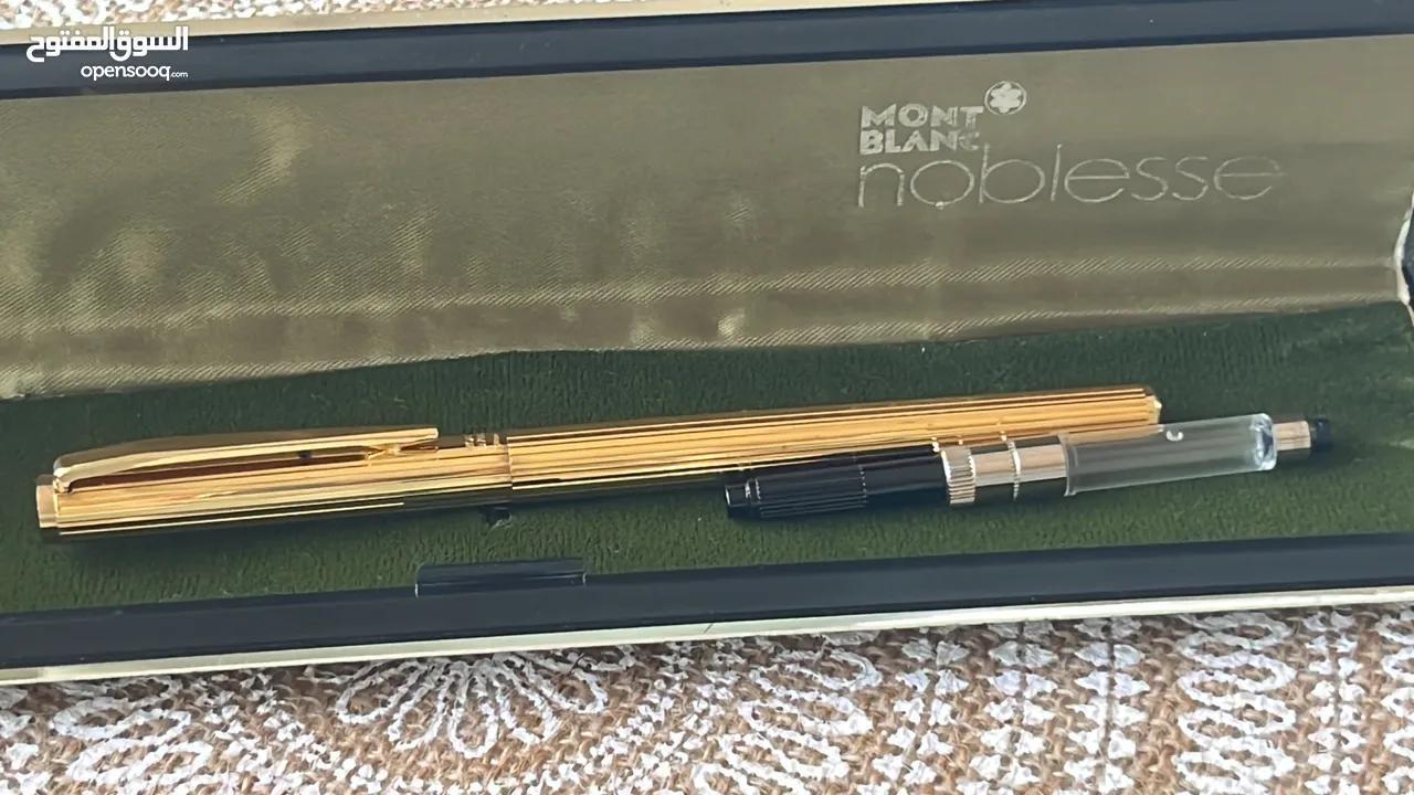 قلم مونت بلانك أصلي مستعمل ريشة
