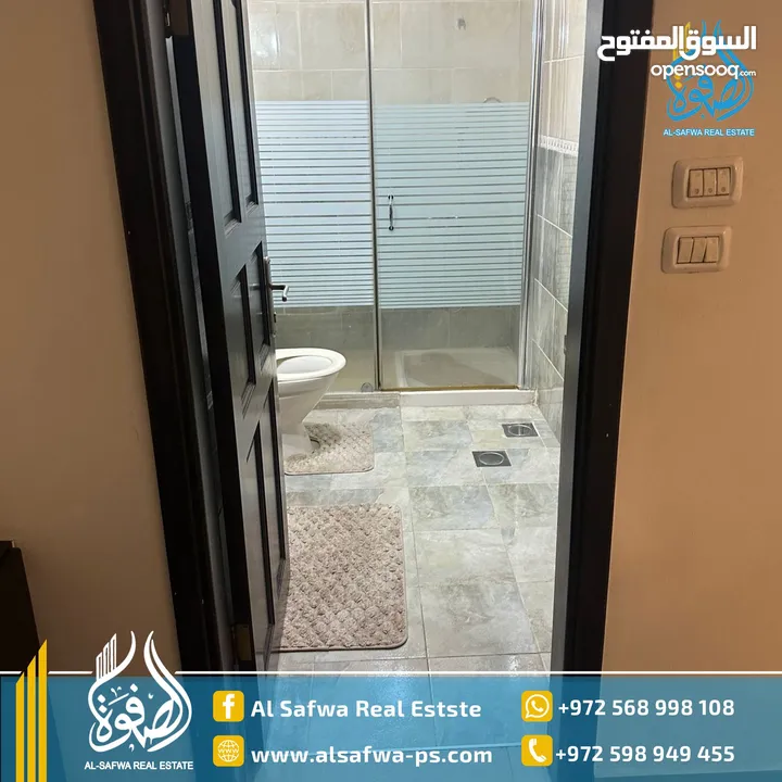 شقه مفروشه للايجار عين منجد بالقرب من مشتل ابو شوشه