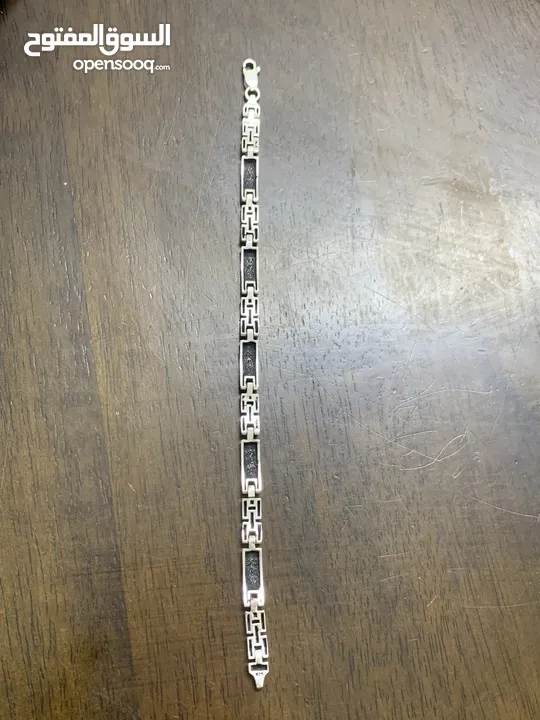 إسوارة روليكس فضة ‏Silver Rolex bracelet