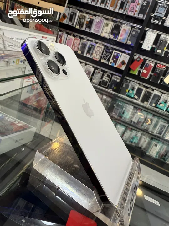 iPhone 14 Pro Max 128GB 94% مدخل خط  متوفر 3 الوان  تب نضافة مش مفتوح ولا مغير فيه اي اشي