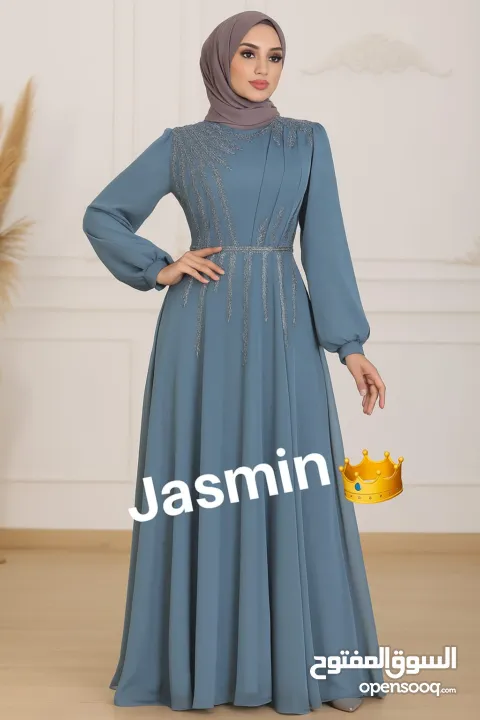 فساتين للمناسبات للمحجبات يوجد الوان وعدة مقاسات
