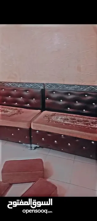 طقم خشب جلد مع وجهين للبيع