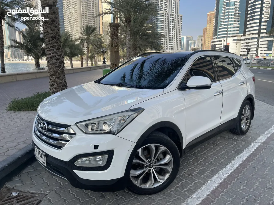 هونداي سانتافي رقم1استخدام شخصي خليجي نظيفة جداً  Hyundai Santa Fe GCC Full options N.1