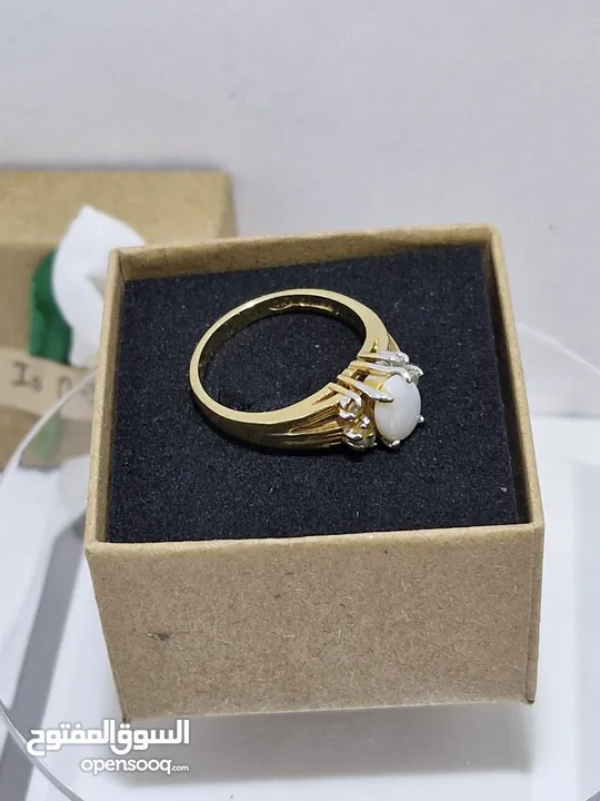 خواتم فضة 925 مع احجار كريمه مميزة