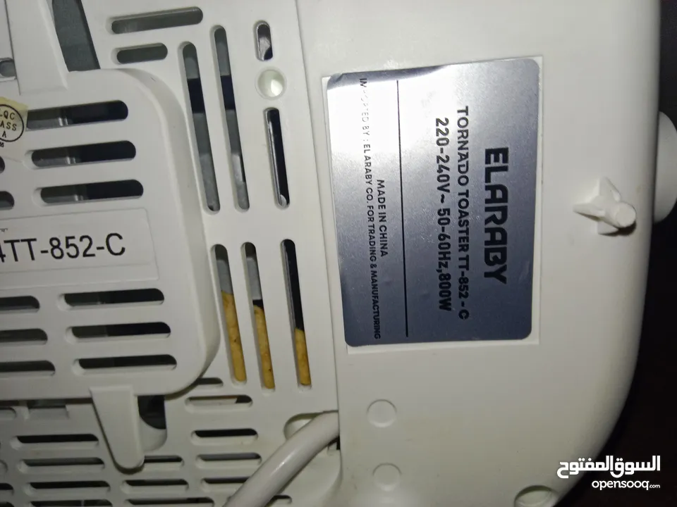 محمصة تورنيدو موديل TT-852-C حالة مستعملة و جيدا جدا