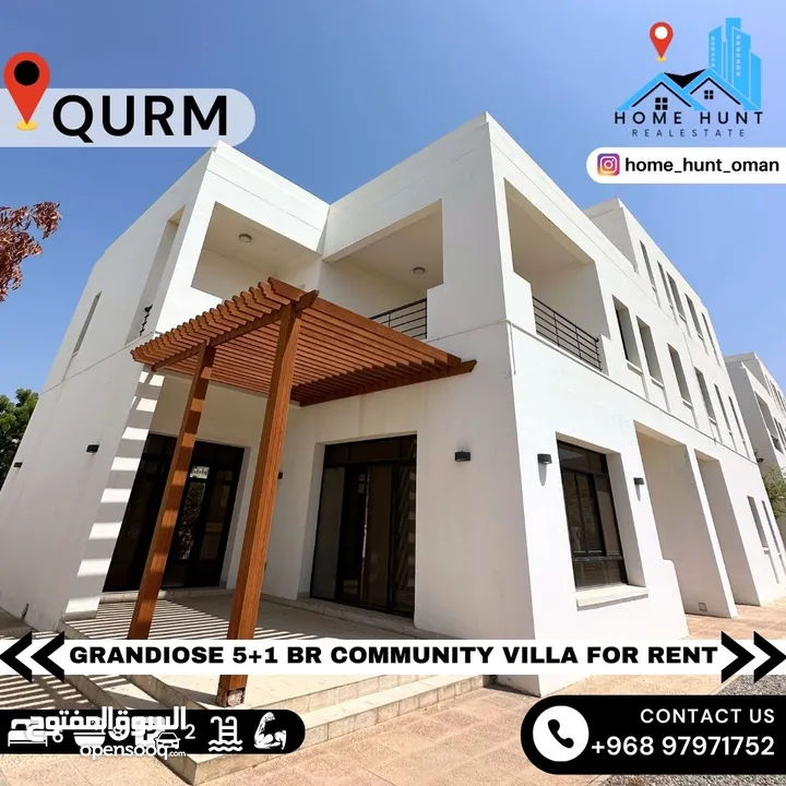 AL QURM  GRANDIOSE 5+1 BR COMMUNITY VILLA FOR RENT