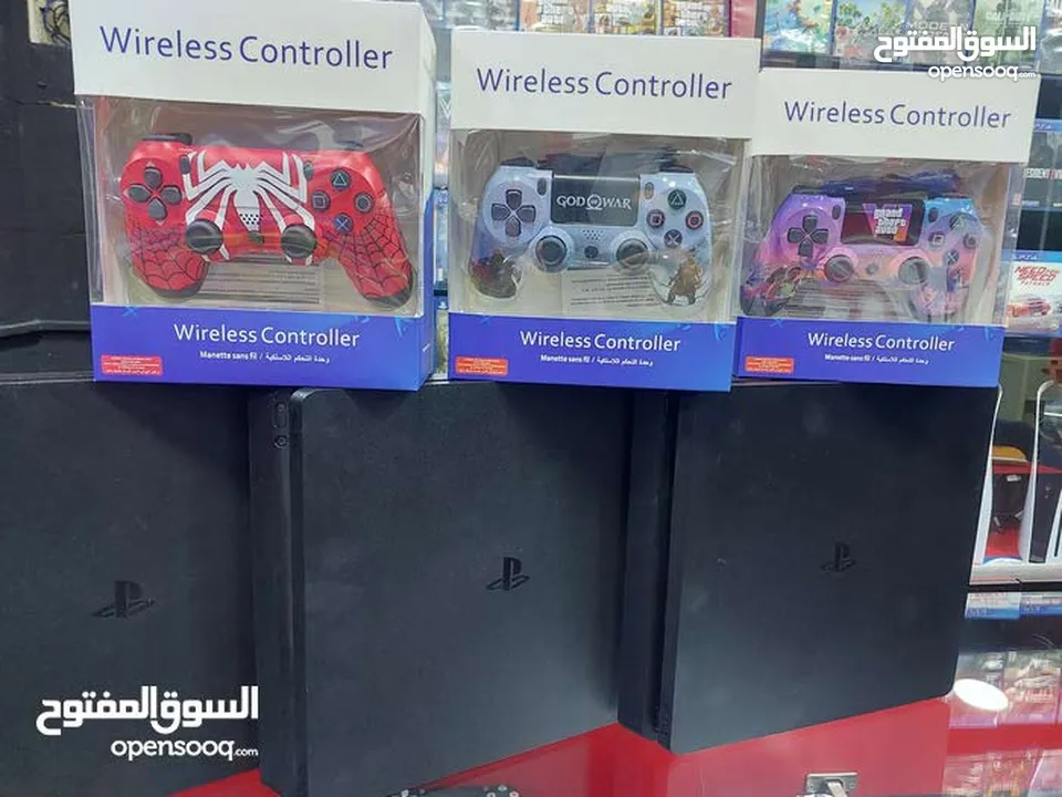 أجهزه بلايستيشن فور سلم مستخدم 500 قيقا  للبيع