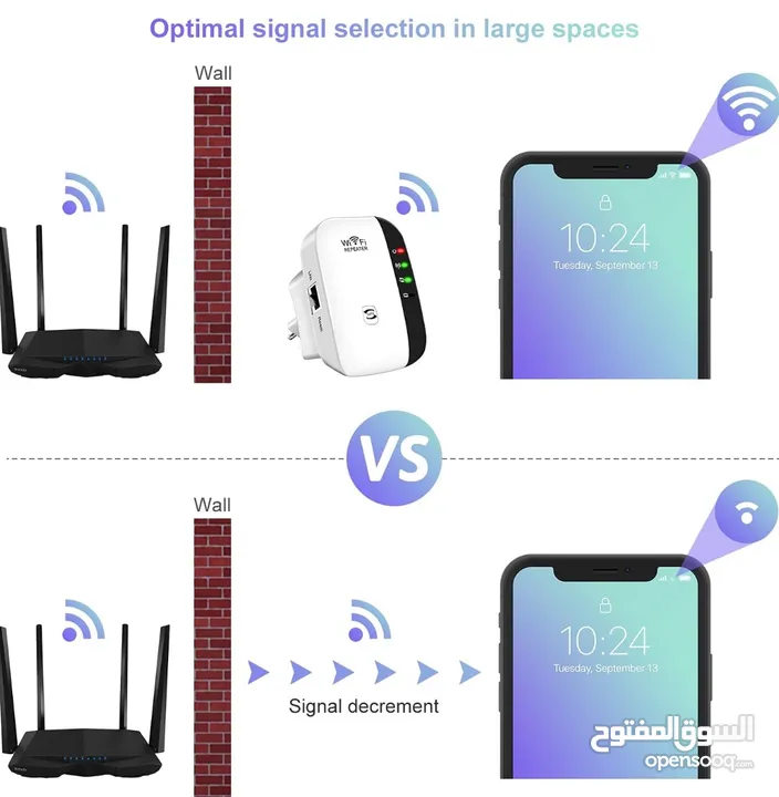 مقوي اشارة وايفاي wifi بسرعة 300MB