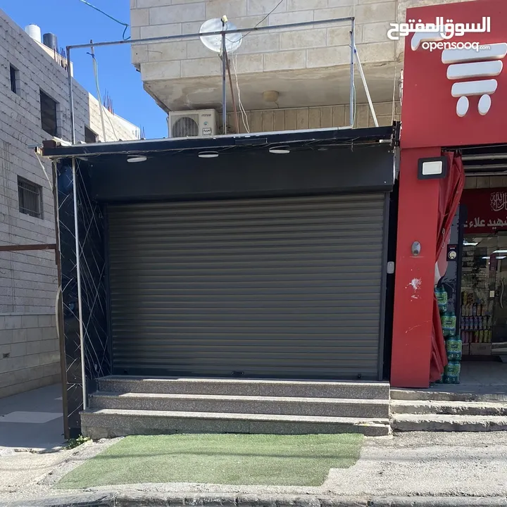 محل مع سدة للإيجار