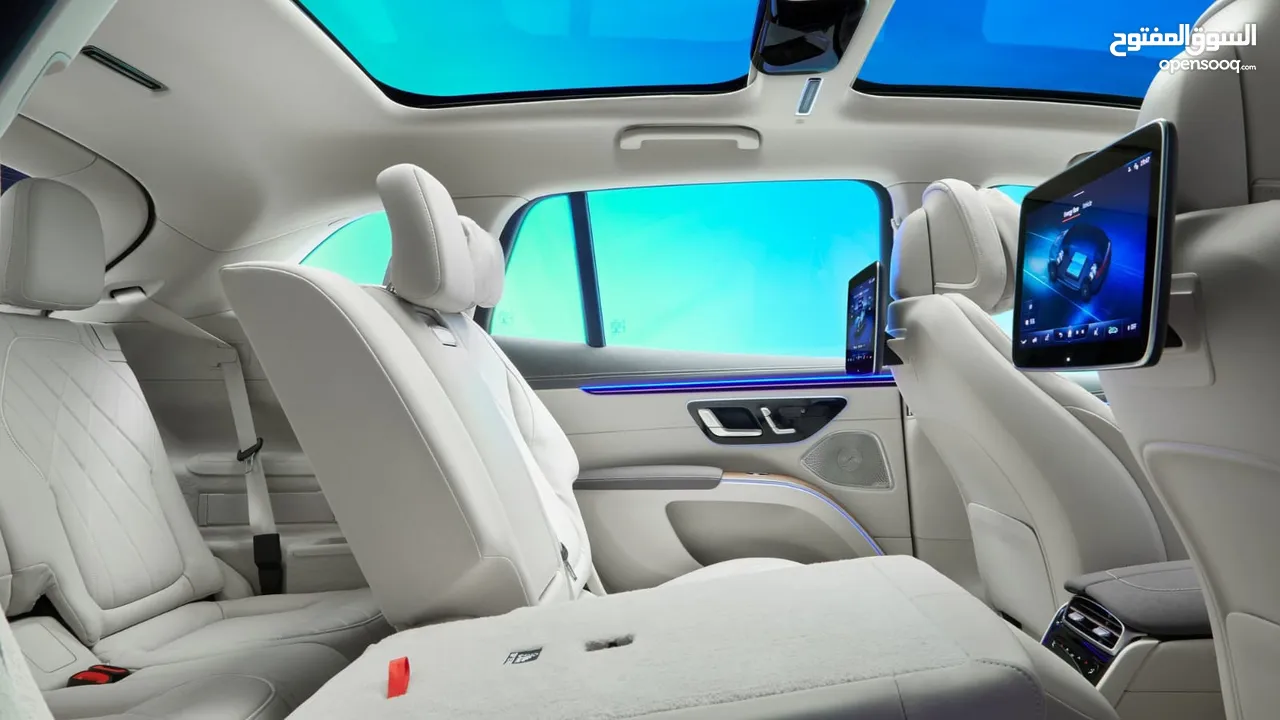 للبيع  مرسيدس MERCEDES EQS 580 SUV 4MATIC  موديل 2023  كهربائية بالكامل  7 مقاعد  فل كامل