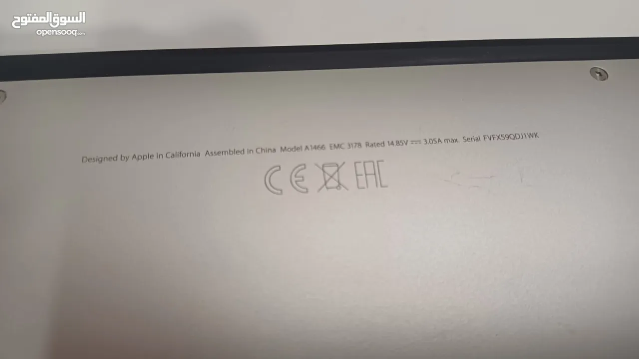 Mac book Air i5 13.3 2017 Model No A1466 جهاز ماك بوك