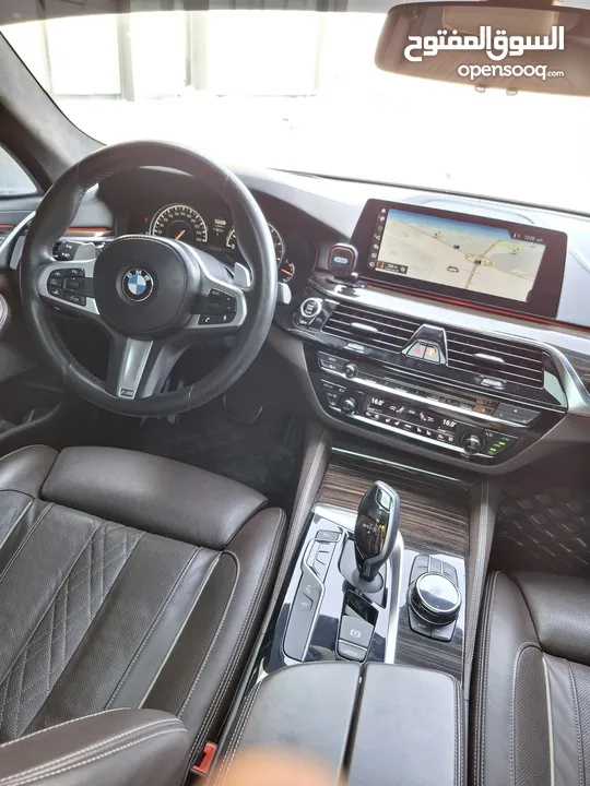 بي ام دبليو 540i أبيض 2018 خليجي  BMW 540i White 2018 Gulf